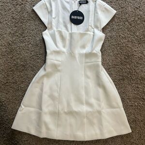 Baby Boo Lena Mini White Dress